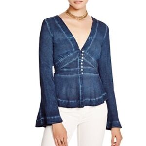 NWT Free People Bell Sleeve Top Size Small…